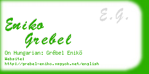 eniko grebel business card